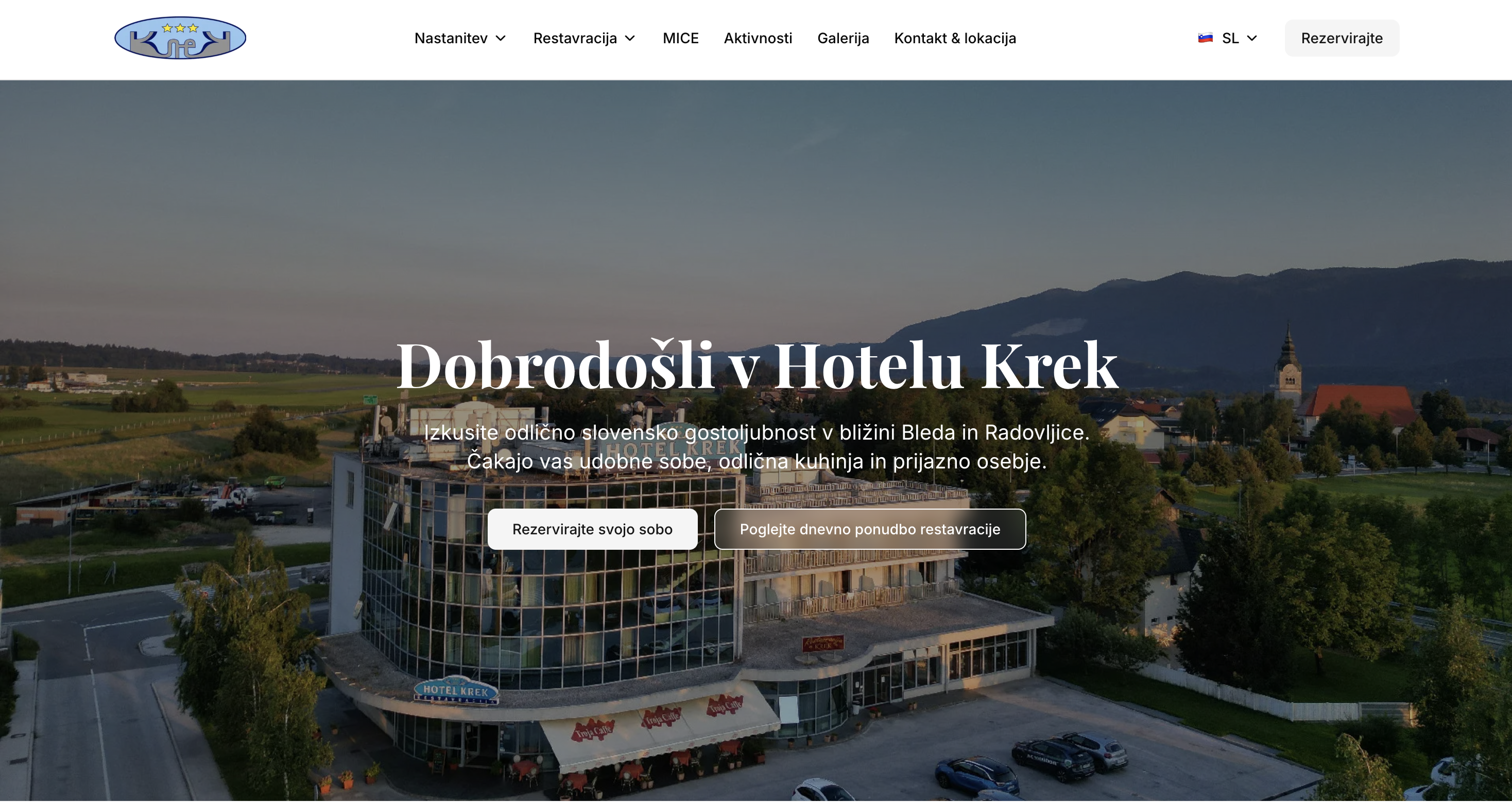 Hotel z restavracijo — Popolna digitalna prenova