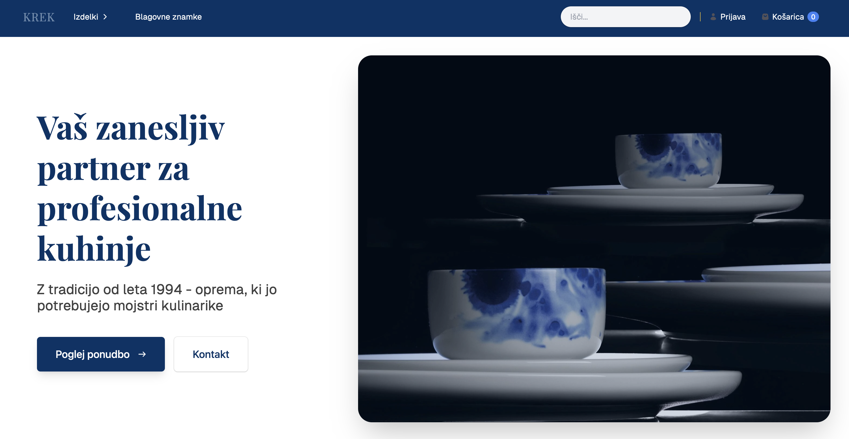 Trgovina — B2C spletna trgovina detail view 1